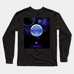 Background with abstract circles Long Sleeve T-Shirt